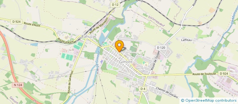 localisation de l'entreprise MADAME ALEXANDRA WALKER  GIMONT