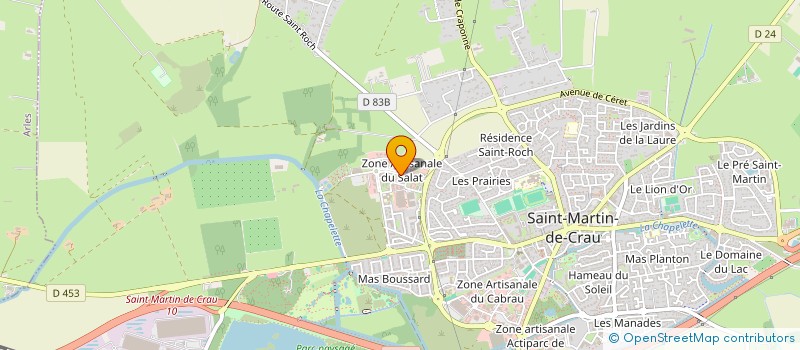 localisation de l'entreprise MADAME ALEXANDRA WALTER à SAINT-MARTIN-DE-CRAU
