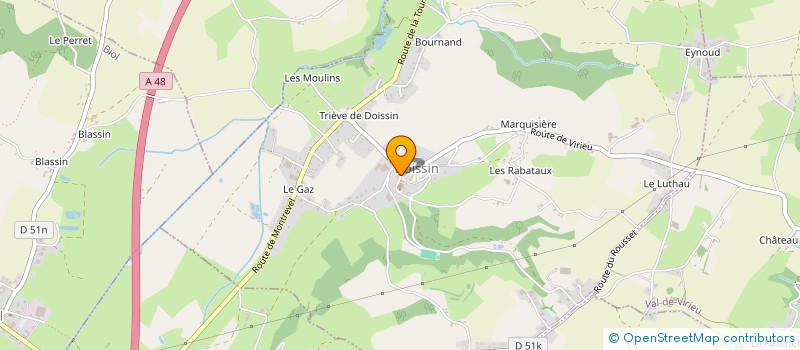 localisation de l'entreprise MADAME ALEXANDRA WARE  DOISSIN