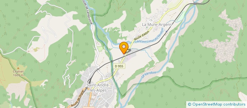 localisation de l'entreprise MADAME ALEXANDRA WASICEK  LA MURE-ARGENS