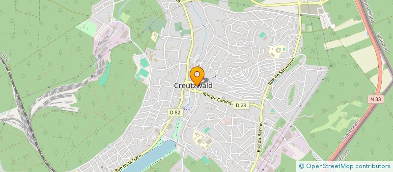 localisation de l'entreprise MADAME ALEXANDRA WEISSREINER  CREUTZWALD