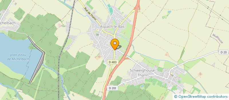 localisation de l'entreprise MADAME ALEXANDRA WIECZORECK  ASPACH-LE-BAS