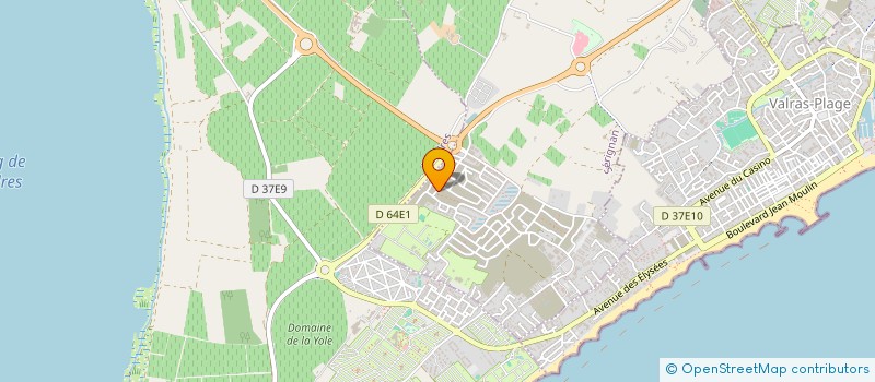 localisation de l'entreprise MADAME ALEXANDRA WILLIS  SERIGNAN