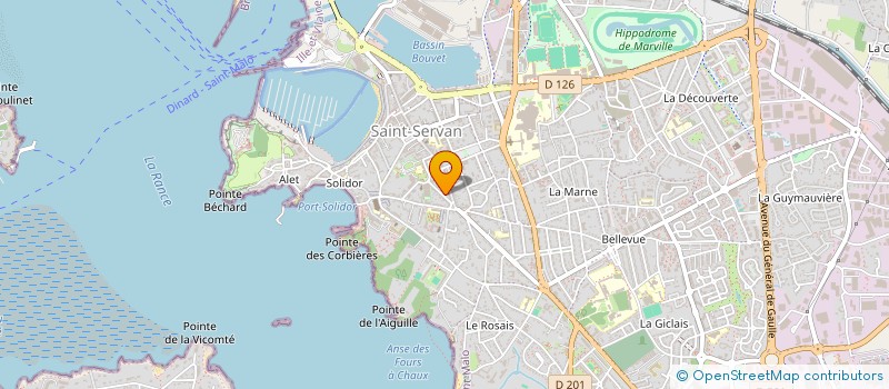 localisation de l'entreprise MADAME ALEXANDRA WINTER  SAINT-MALO