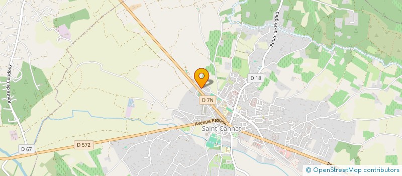 localisation de l'entreprise MADAME ALEXANDRA XIBERRAS  SAINT-CANNAT