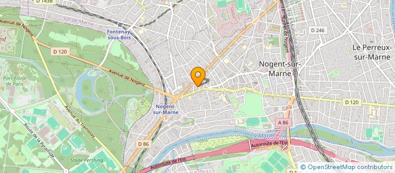 localisation de l'entreprise MADAME ALEXANDRA XOCHITL SERRANO à NOGENT-SUR-MARNE