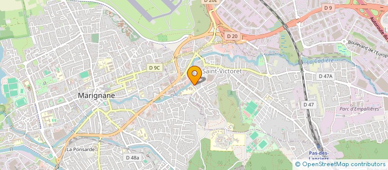 localisation de l'entreprise MADAME ALEXANDRA ZEBINA  SAINT-VICTORET