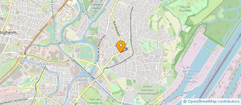 localisation de l'entreprise MADAME ALEXANDRA ZECH à STRASBOURG
