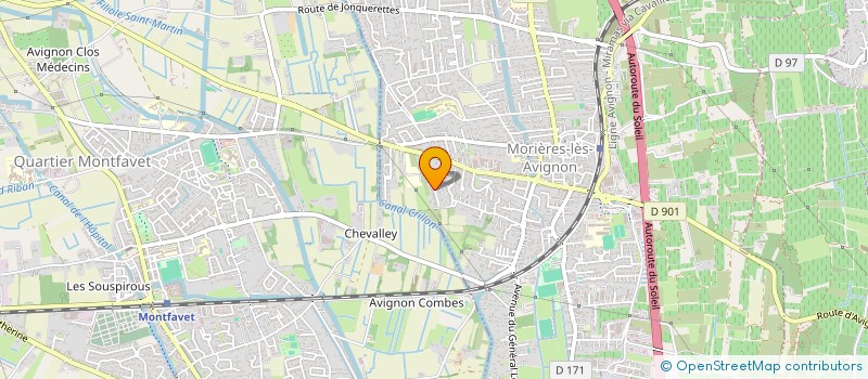 localisation de l'entreprise MADAME ALEXANDRA ZERFASS  MORIERES-LES-AVIGNON