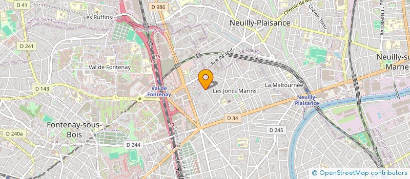 localisation de l'entreprise MADAME ALEXANDRE PINTO  LE PERREUX-SUR-MARNE