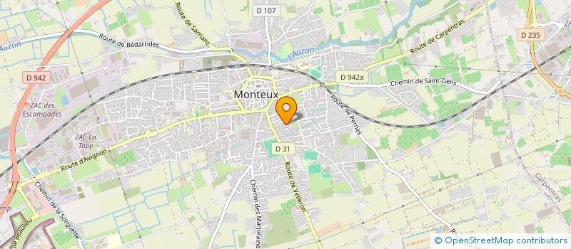 localisation de l'entreprise MADAME ALEXANDRIE BAQUIE  MONTEUX