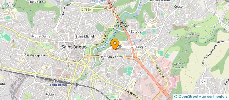 localisation de l'entreprise MADAME ALEXANDRINA DAVRAGIU à SAINT-BRIEUC