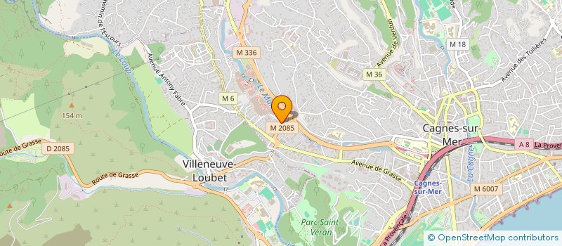 localisation de l'entreprise MADAME ALEXANDRINA LASCARACHE à CAGNES-SUR-MER