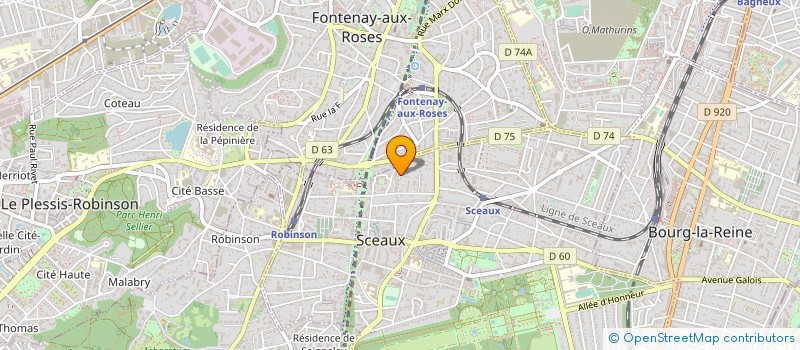 localisation de l'entreprise MADAME ALEXANDRINA MENDES DA ROCHA à SCEAUX