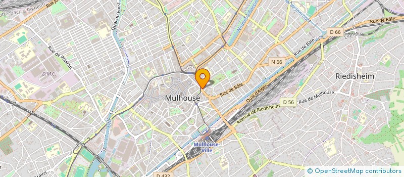 localisation de l'entreprise MADAME ALEXANDRINA PLAIANU  MULHOUSE