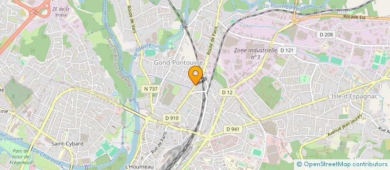 localisation de l'entreprise MADAME ALEXANDRINA RUA  GOND-PONTOUVRE