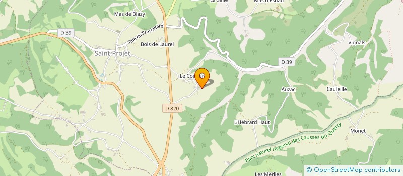 localisation de l'entreprise MADAME ALEXANDRINA SMITH  SAINT-PROJET