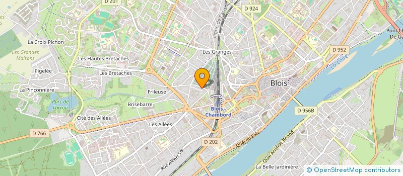 localisation de l'entreprise MADAME ALEXANDRINA VALE DA CUNHA  BLOIS