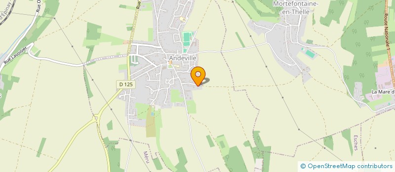 localisation de l'entreprise MADAME ALEXANDRINA VIEIRA DA CUNHA  ANDEVILLE