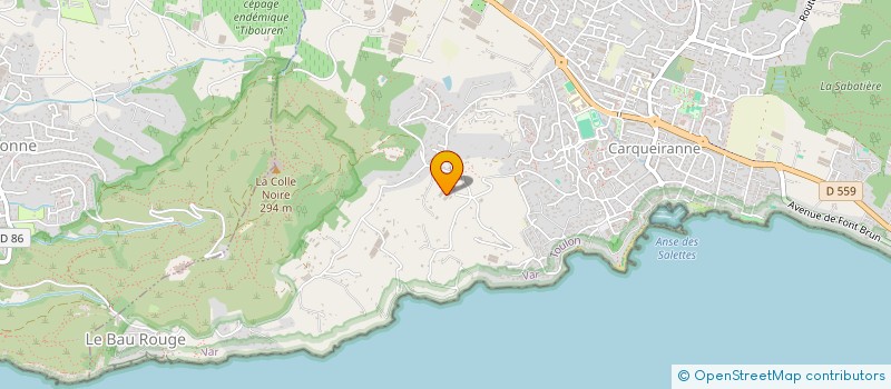 localisation de l'entreprise MADAME ALEXANDRINE ABBATIELLO  CARQUEIRANNE