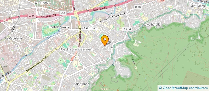 localisation de l'entreprise MADAME ALEXANDRINE ANTON  MARSEILLE 10EME