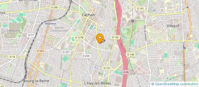 localisation de l'entreprise MADAME ALEXANDRINE ANTREMONT  CACHAN