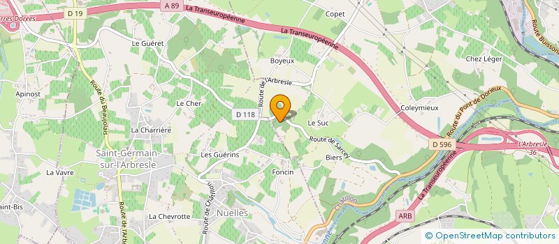 localisation de l'entreprise MADAME ALEXANDRINE AROD  CHATILLON