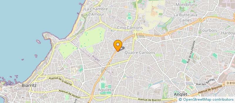 localisation de l'entreprise MADAME ALEXANDRINE ARRAYE à ANGLET