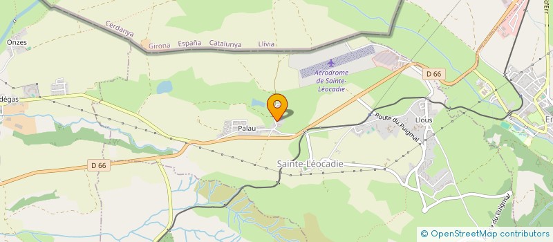 localisation de l'entreprise MADAME ALEXANDRINE BLANCO  SAINTE-LEOCADIE