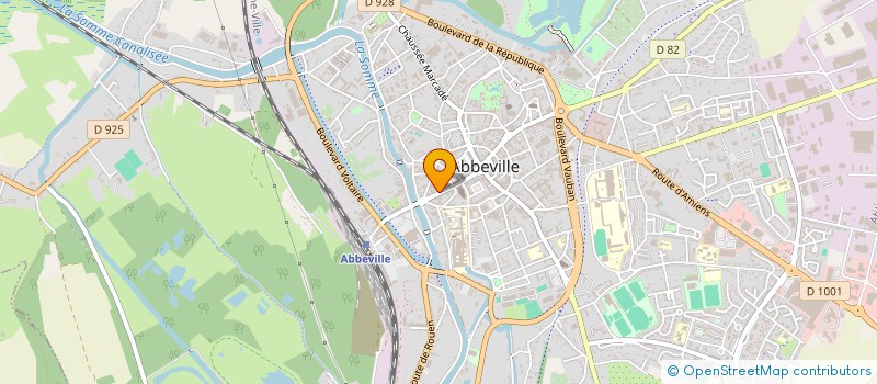 localisation de l'entreprise MADAME ALEXANDRINE BONORON à ABBEVILLE