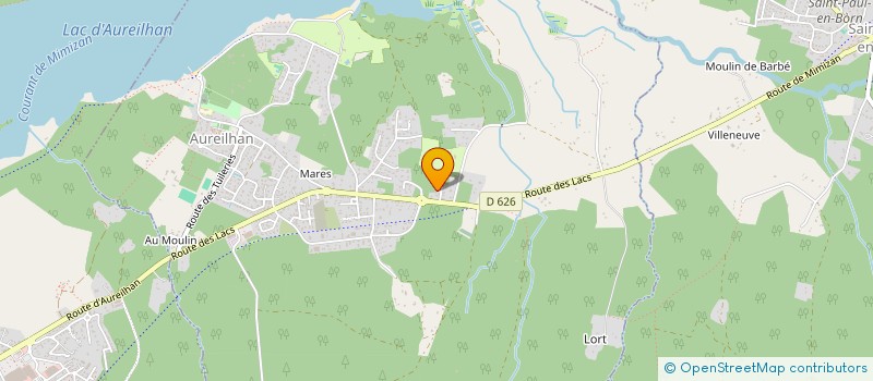 localisation de l'entreprise MADAME ALEXANDRINE BOUVIER  AUREILHAN