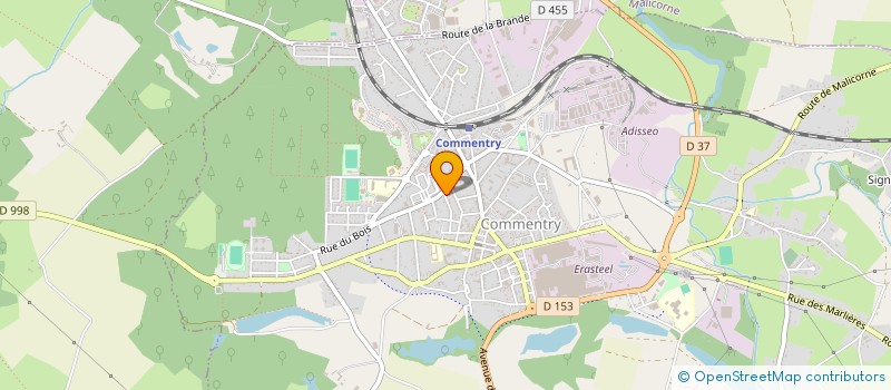 localisation de l'entreprise MADAME ALEXANDRINE COLLET  COMMENTRY