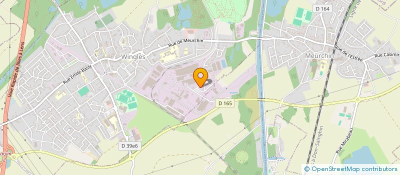 localisation de l'entreprise MADAME ALEXANDRINE CONRATTE  HULLUCH