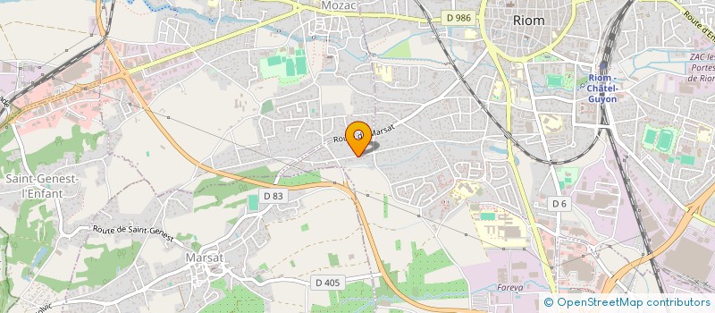 localisation de l'entreprise MADAME ALEXANDRINE DA SILVA  RIOM