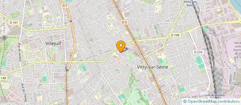 localisation de l'entreprise MADAME ALEXANDRINE DE OLIVEIRA SOARES COSTA à VITRY-SUR-SEINE