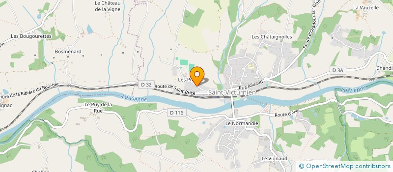 localisation de l'entreprise MADAME ALEXANDRINE DHE  SAINT-VICTURNIEN