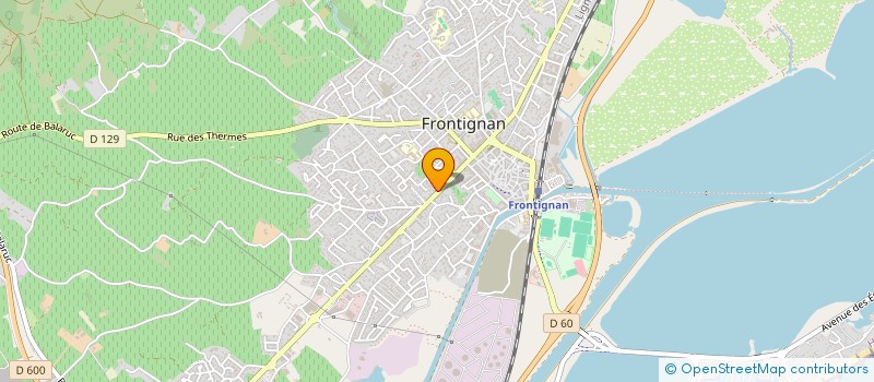 localisation de l'entreprise MADAME ALEXANDRINE EMI SALLES à FRONTIGNAN