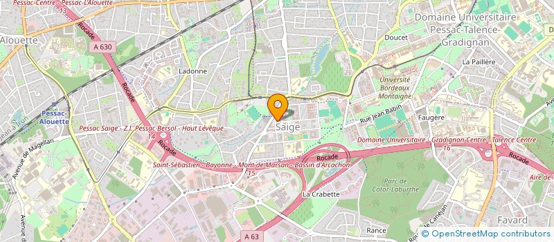 localisation de l'entreprise MADAME ALEXANDRINE EZOBA NYAMABOYI à PESSAC