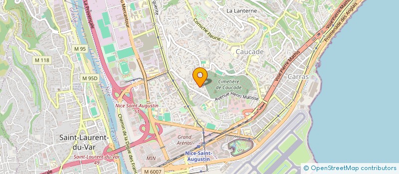 localisation de l'entreprise MADAME ALEXANDRINE FERRARIS  NICE