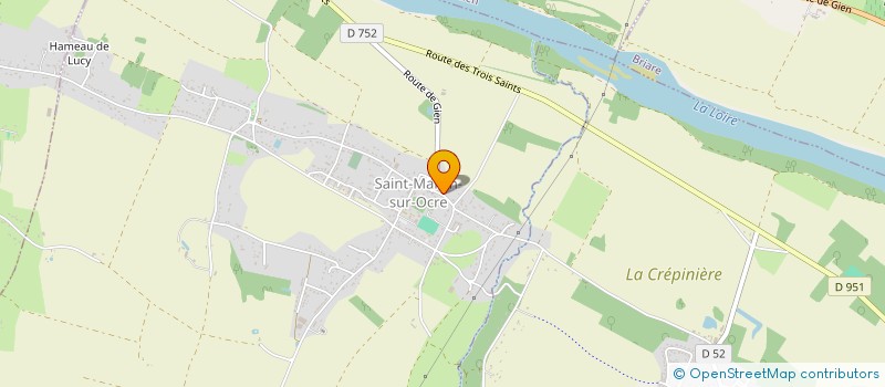 localisation de l'entreprise MADAME ALEXANDRINE FOUCHER  SAINT-MARTIN-SUR-OCRE