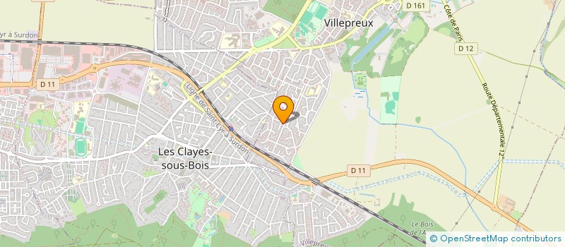 localisation de l'entreprise MADAME ALEXANDRINE GANG  VILLEPREUX