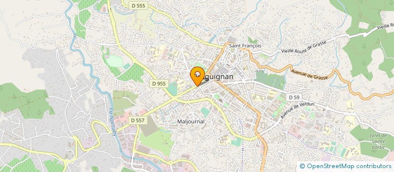 localisation de l'entreprise MADAME ALEXANDRINE GERARD à DRAGUIGNAN