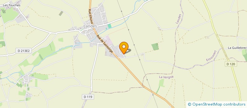 localisation de l'entreprise MADAME ALEXANDRINE GUERIN  LANDES