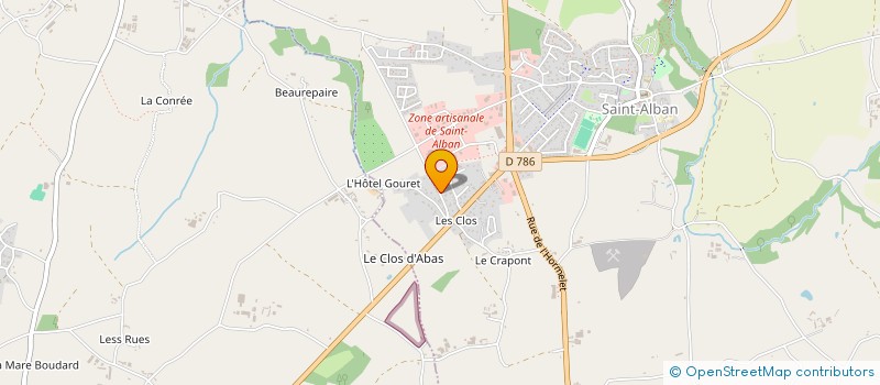 localisation de l'entreprise MADAME ALEXANDRINE LALUN à SAINT-ALBAN