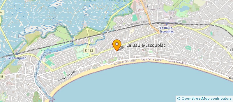 localisation de l'entreprise MADAME ALEXANDRINE LEMAL à LA BAULE-ESCOUBLAC