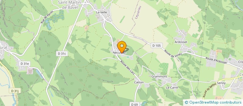 localisation de l'entreprise MADAME ALEXANDRINE LEMERRE  SAINT-MARTIN-DE-BAVEL