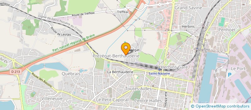 localisation de l'entreprise MADAME ALEXANDRINE LUCAS  SAINT-NAZAIRE