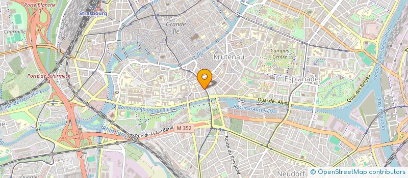 localisation de l'entreprise MADAME ALEXANDRINE MARTINAT à STRASBOURG