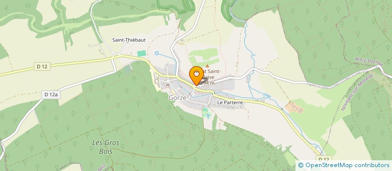 localisation de l'entreprise MADAME ALEXANDRINE MASSON  GORZE