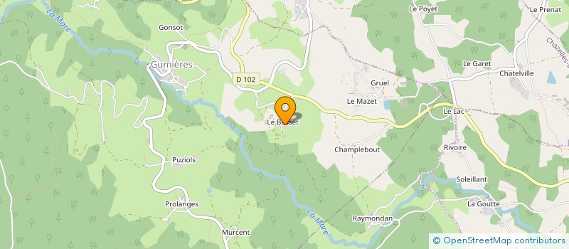 localisation de l'entreprise MADAME ALEXANDRINE NICOLAS  GUMIERES